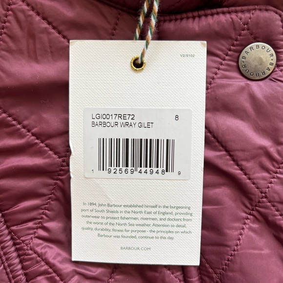 NWT Barbour Wray Gilet Vest - Picture 7 of 8